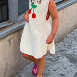 The Mon Chérie Girls Crochet Dress